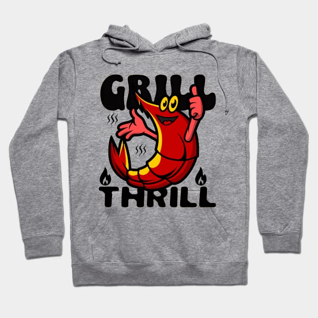 Grill Thrill Hoodie by NomiCrafts